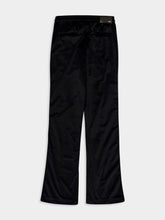 Amiri Black Velvet Flare Track Pants