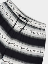 Amiri Wave Baja Striped Shorts