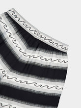 Amiri Wave Baja Striped Shorts