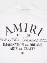 Amiri White Arts District Camp Shirt