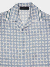 Amiri Light Blue MA Quad Bowling Shirt