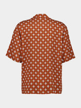 Amiri Burnt Orange Camp Collar Shirt