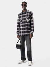 Amiri Black Swirl Flannel Shirt