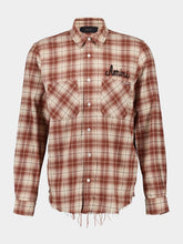 Amiri Chocolate Shotgun Flannel Shirt
