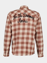 Amiri Chocolate Shotgun Flannel Shirt
