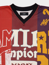 Amiri Red Oversized Spliced T-Shirt