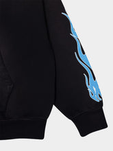 Amiri Black MA Flames Hooded Sweatshirt
