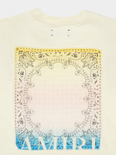 Amiri Ivory Bandana Patch Oversized T-Shirt