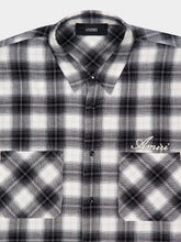 Amiri Black Bones Flannel Overshirt