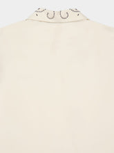 Amiri Ivory Studded Camp Shirt