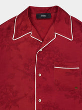 Amiri Terracotta Floral Jacquard Pajama Shirt