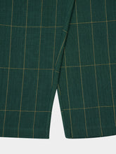 Baziszt Emerald Green Anthem Hand-Woven Cotton Pants