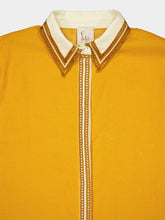 Paula Andromeda English Embroidered Linen Shirt