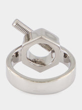 Marni Silver Sculptural Brass Ring