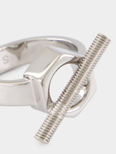 Marni Silver Sculptural Brass Ring