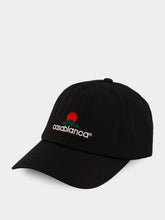 Casablanca Black Montagne Embroidered Cap