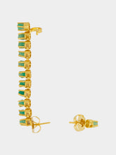Fenomena Gold Emerald Tennis Ear Cuff