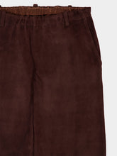 Stouls Castor Brown Oswald Suede Trousers