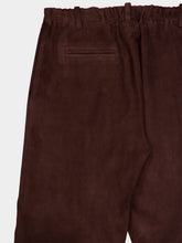 Stouls Castor Brown Oswald Suede Trousers