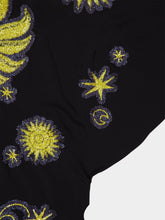 Paula Areta Black Sequin Embroidered Kaftan