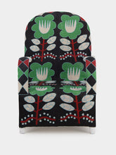 Fernando Otero Black Floral Beaded Armchair