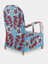 Fernando Otero Recycled Blue Beeds Armchair