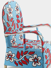 Fernando Otero Recycled Blue Beeds Armchair