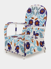 Fernando Otero Floral Armchair with Recycled Glass Beads