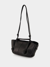 HEREU Black Arta Mini Pleated Crossbody Bag