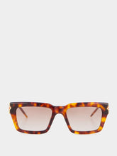 Casablanca Tortoiseshell Monogram Plaque Sunglasses