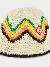 Casablanca Raffia Crochet Bucket Hat