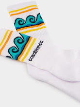 Casablanca Greco Wave Socks Knitted Cotton Sports Socks