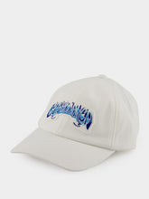 Casablanca White Blue Fade Logo Cap