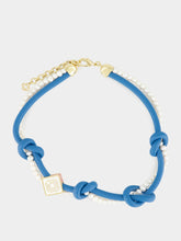 Casablanca Blue Knotted Necklace
