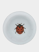 Astier de Villatte Small Ladybug Soup Plate