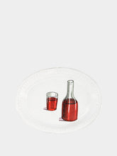 Astier de Villatte Red Wine Decanter and Glass Soup Plate