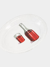Astier de Villatte Red Wine Decanter and Glass Soup Plate
