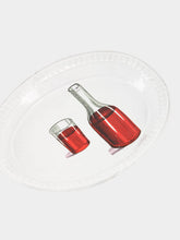 Astier de Villatte Red Wine Decanter and Glass Soup Plate