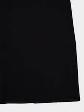 Matteau Black Asymmetric Knit Dress