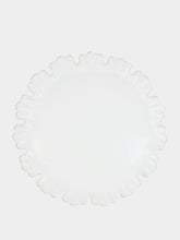 Astier de Villatte Large Chou Dinner Plate with Fifteen Petals