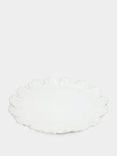 Astier de Villatte Large Chou Dinner Plate with Fifteen Petals