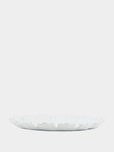 Astier de Villatte Large Chou Dinner Plate with Fifteen Petals