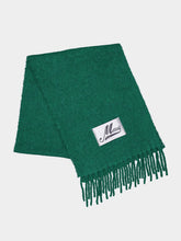 Marni Musk Green Brushed Alpaca Scarf