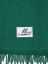 Marni Musk Green Brushed Alpaca Scarf