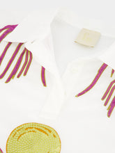 Paula Atena Embroidered Poplin Shirt