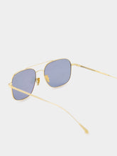 Cutler and Gross 18K Gold Aviator Sunglasses
