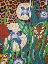 Paula Avenca Junglito Print Silk Skirt