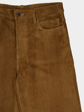Paula Avila Caramel Café Wide-Leg Suede Pants