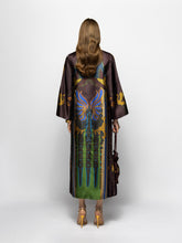 Paula Celina Fairytail Turtleneck Printed Silk Twill Dress