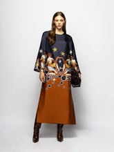 Paula Shirley Soulprint Printed Silk Twill Dress